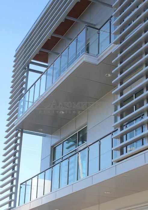 Перила з анодованого алюмінію монтаж. Виїзд на заміри безкоштовний.