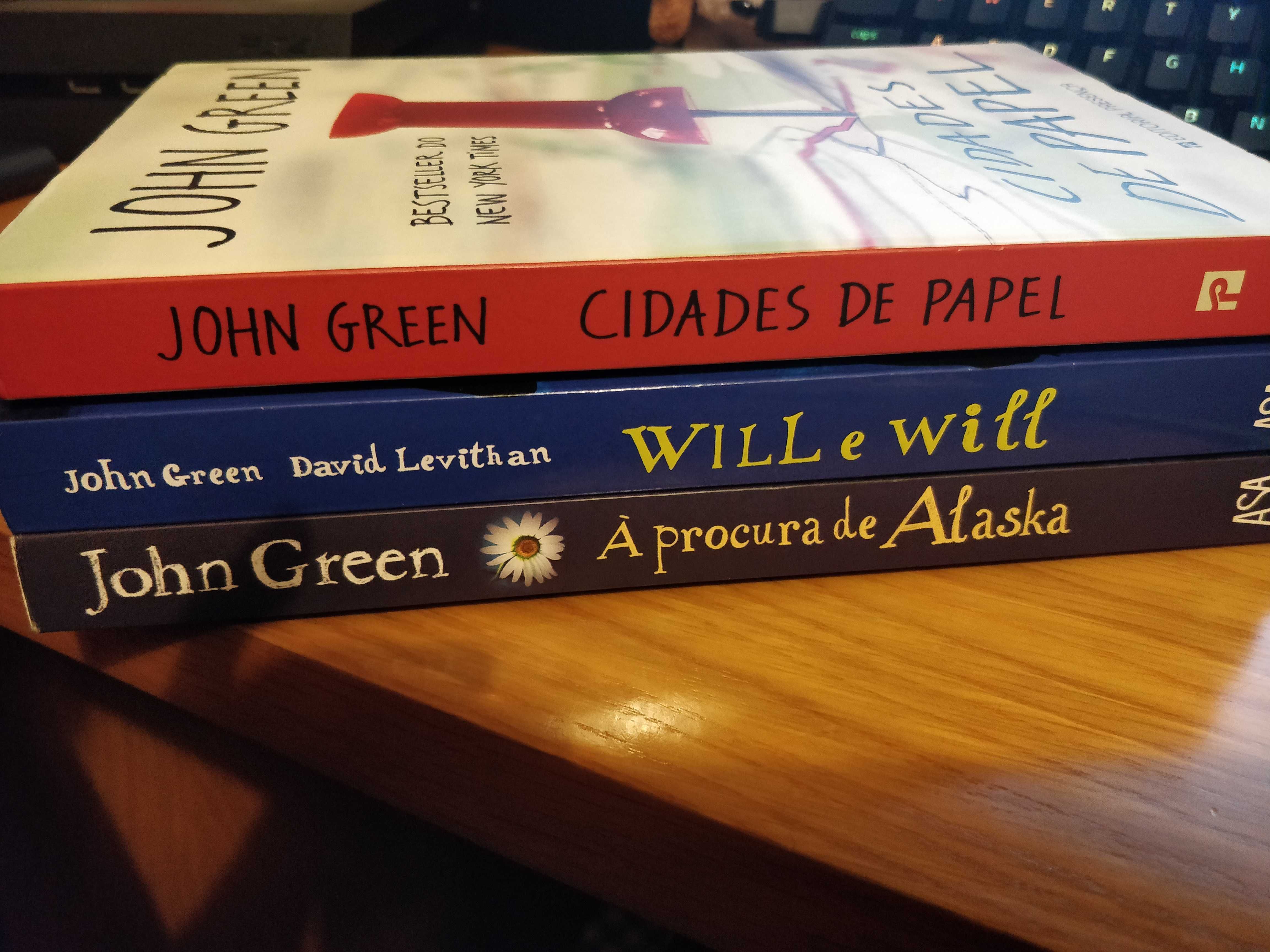 John Green Coleção: Cidades de papel, Will e Will, À Procura de Alaska