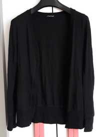 Czarna narzutka czarny kardigan sweter sweterek bluza P'ti Lou Lo 36 S