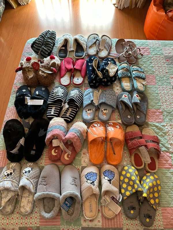 Chinelos novos 37-38