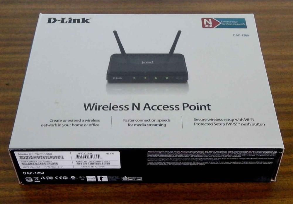 Точка доступа Wi-Fi D-Link DAP-1360 - 2 комплета