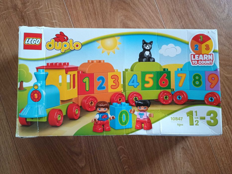 LEGO DUPLO, klocki Pociąg z cyferkami, 10847