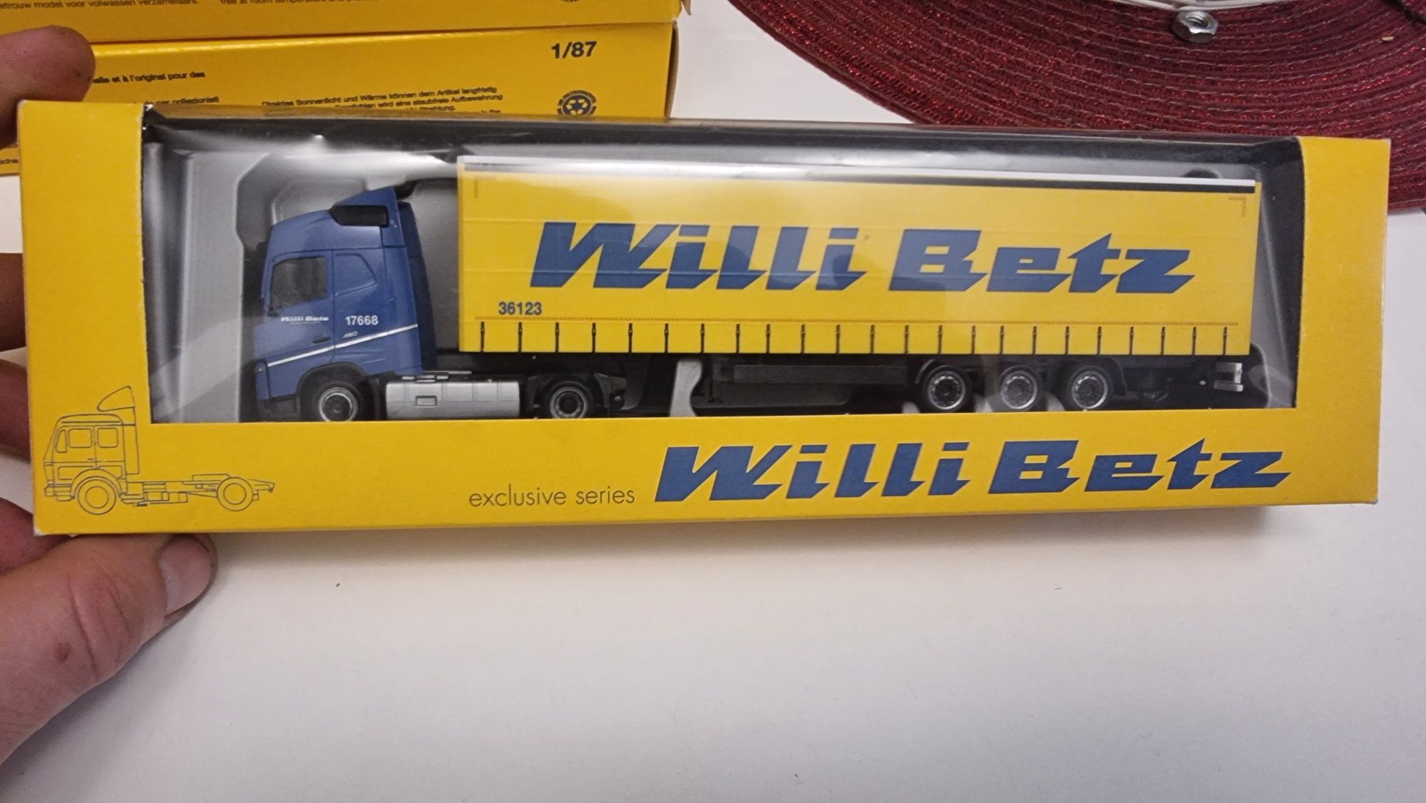 Herpa 1.87 welli betz volvo mercedes reno