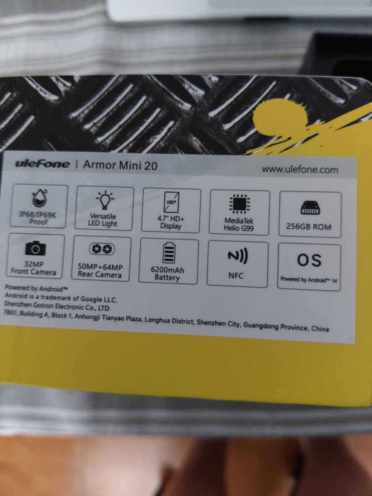 Ulefone Armor mini 20 256gb