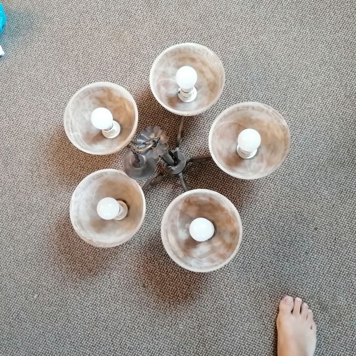 Żyrandol lampa sufitowa na 5 żarówek