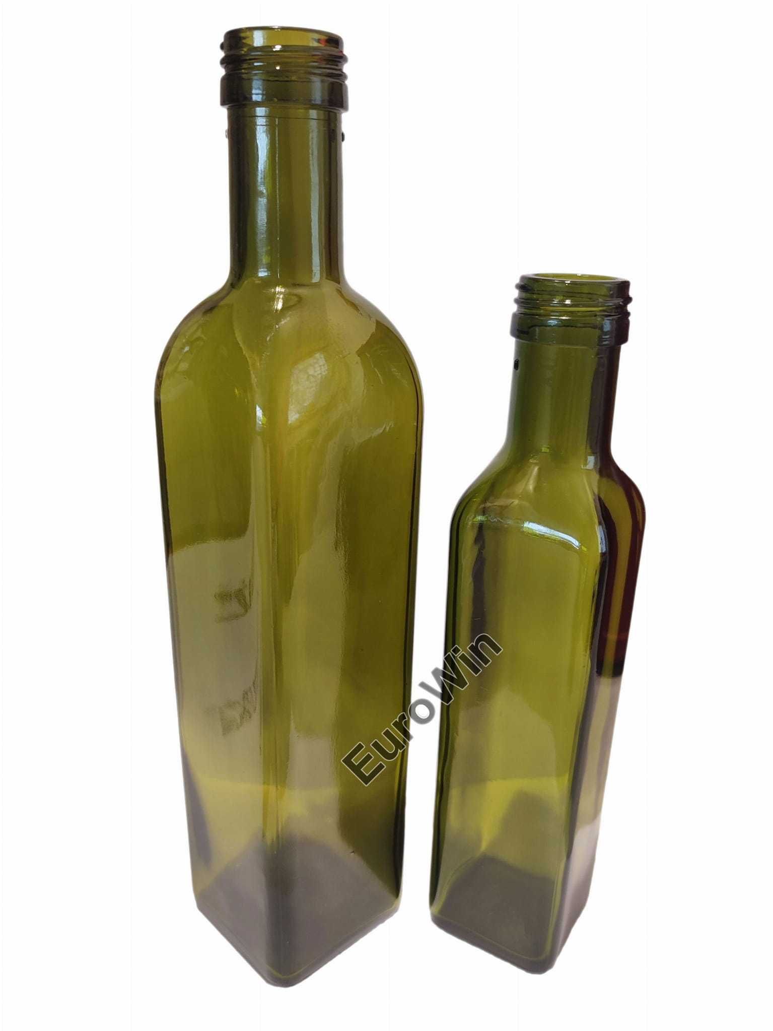 Szklana butelka Marasca 0,5 L-oliwkowa - 10 sztuk na olej/oliwę itp
