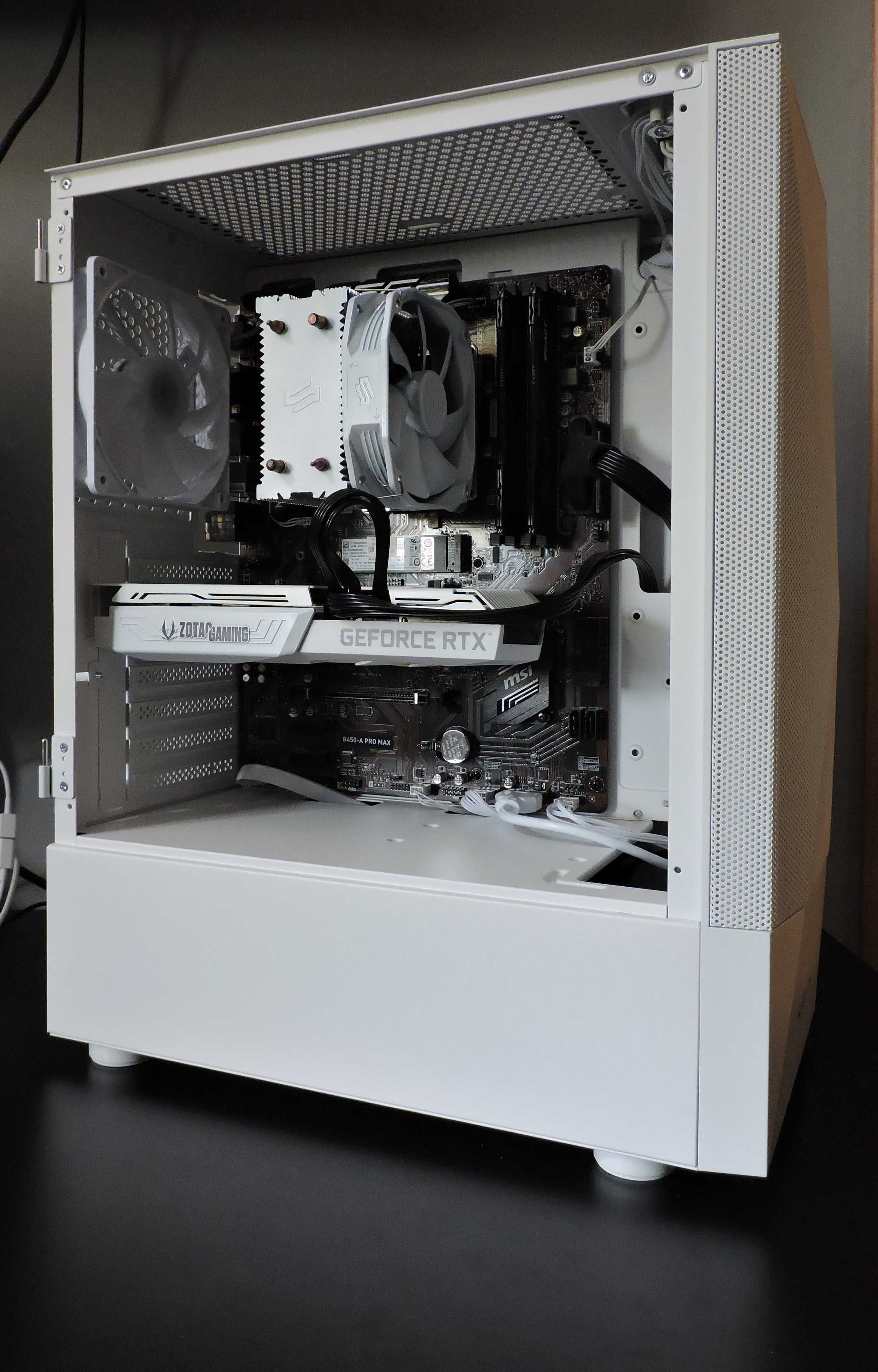 Piękny Biały Komputer Gamingowy z RTX 3060 12GB