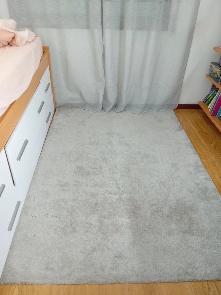 Carpete 140×200 cinza