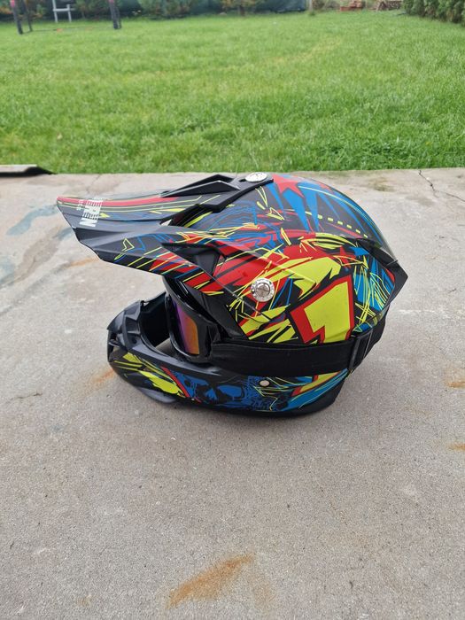 Kask dziecięcy Motocross rozmiar YM