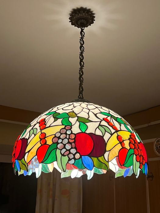 Lampa witrażowa styl Tiffany
