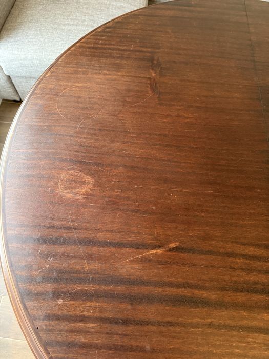 Mesa de Jantar Redonda Extensível em Madeira / Round Wooden Table