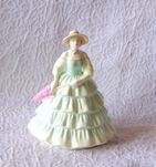 figurka dama porcelana