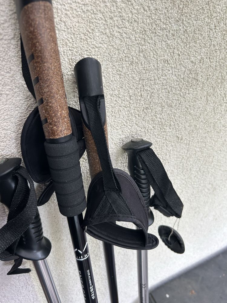 Kijki do nordic walking regulowane aluminiowe