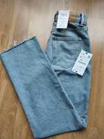 Jeansy Straight Fit, Zara, 34, nowe