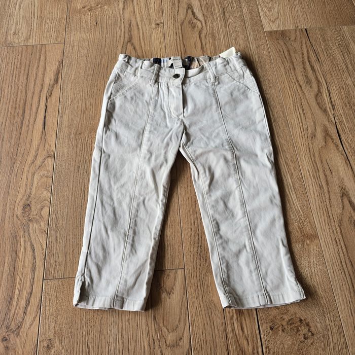 Spodnie burberry materiałowe bawełna cotton 86 92 skinny rurki