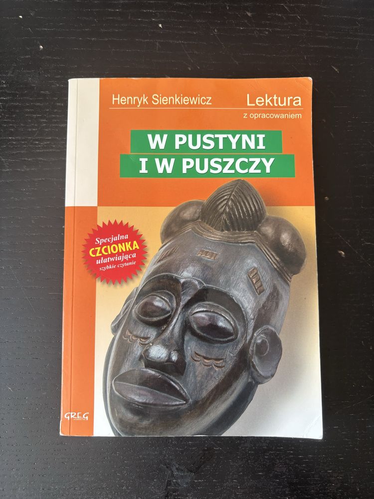 Książka ,,W pustyni i w puszczy”