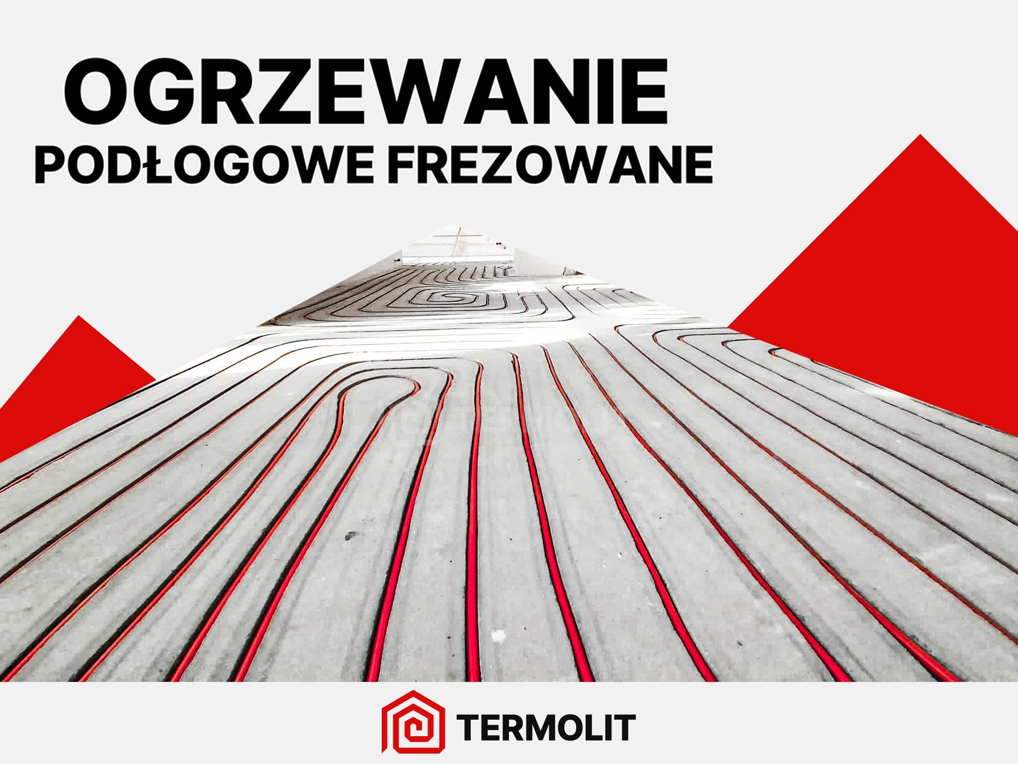 Ogrzewanie podłogowe frezowane w gotowej wylewce, posadzce, hydraulik