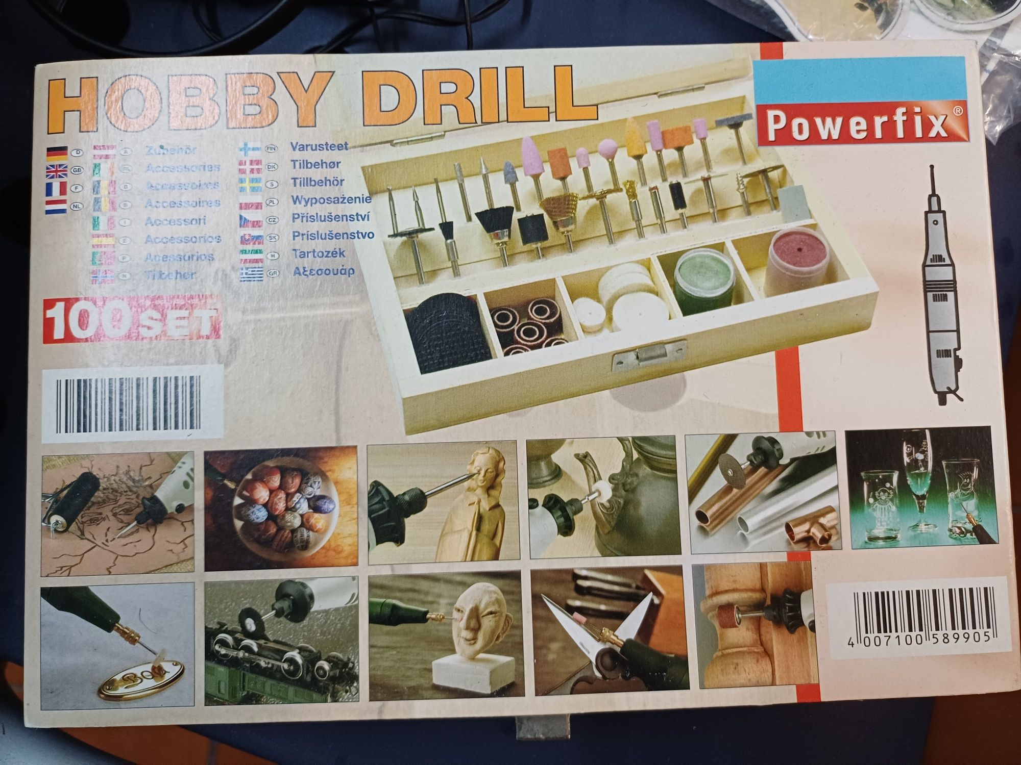 Kit ferramentas Hobby Drill