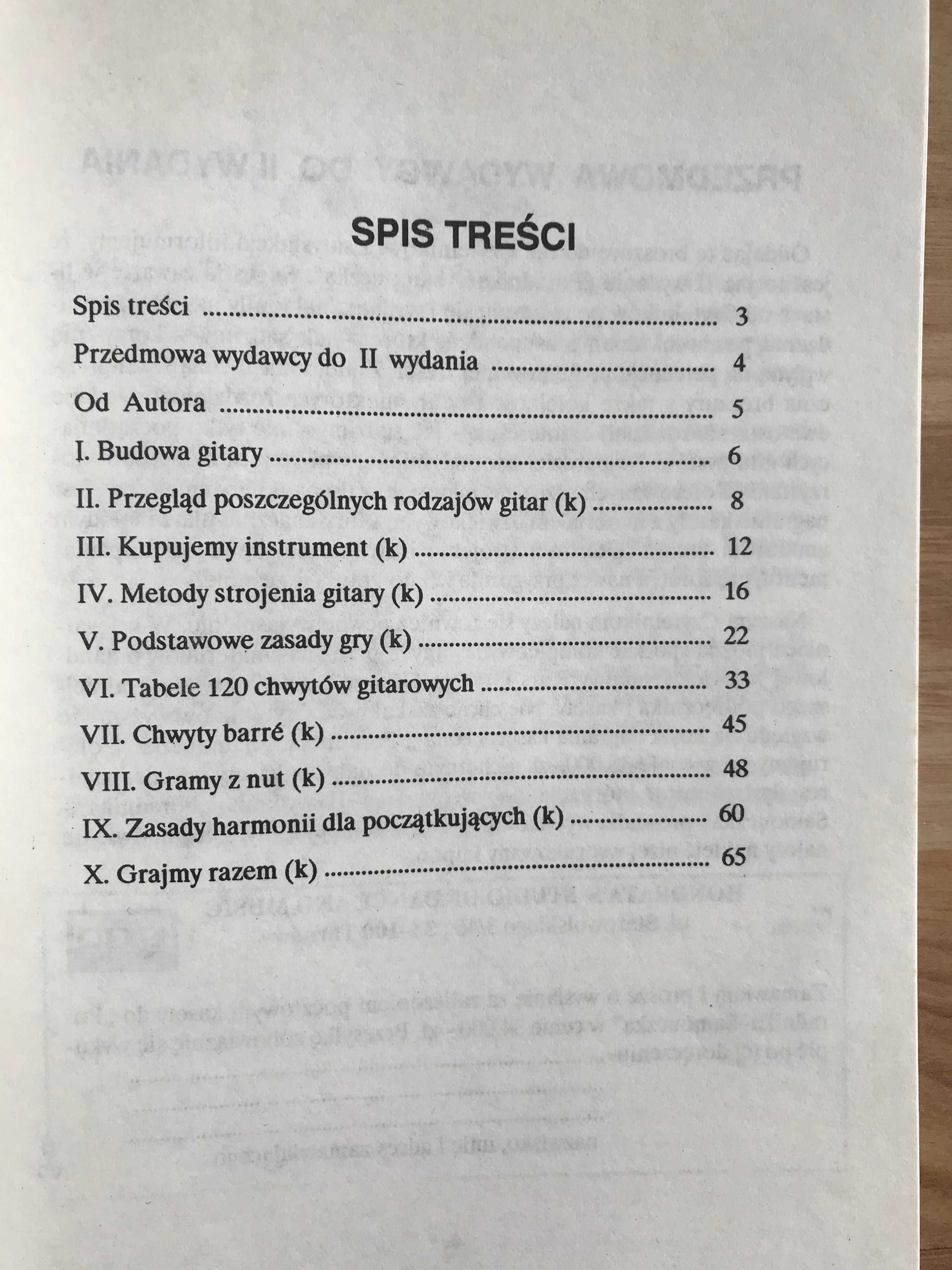 Poradnik samouczek. Materiały do samodzielnej nauki gry na gitarze