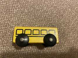 Ikea Lillabo wagon wagonik żółty do kolejki drewnianej 1 szt