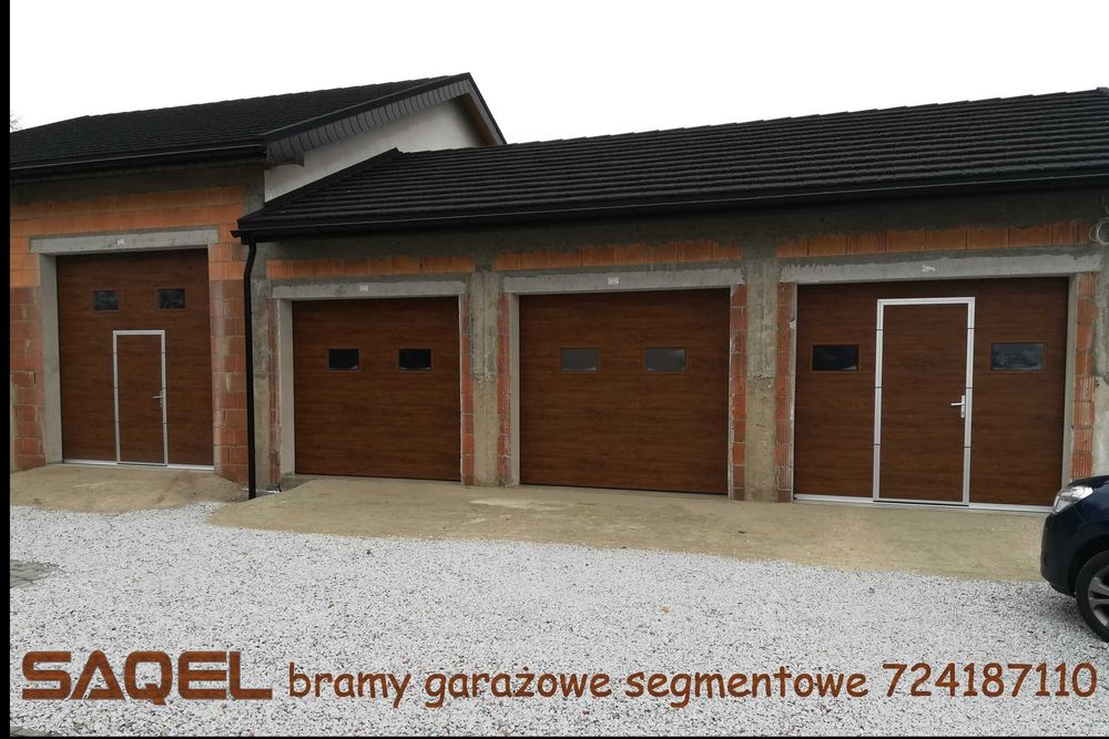 Bramy garażowe segmentowe producent SAQEL