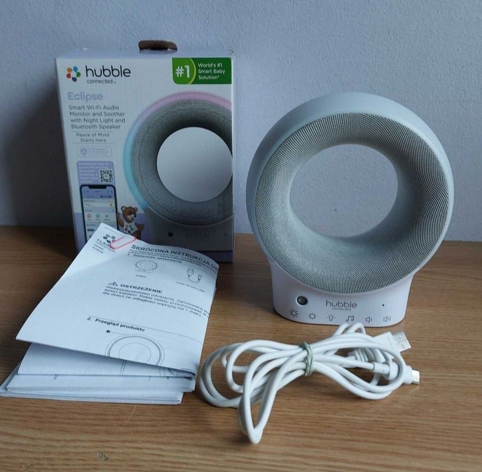 Głośnik Bluetooth i lampka, Hubble Connected Eclipse