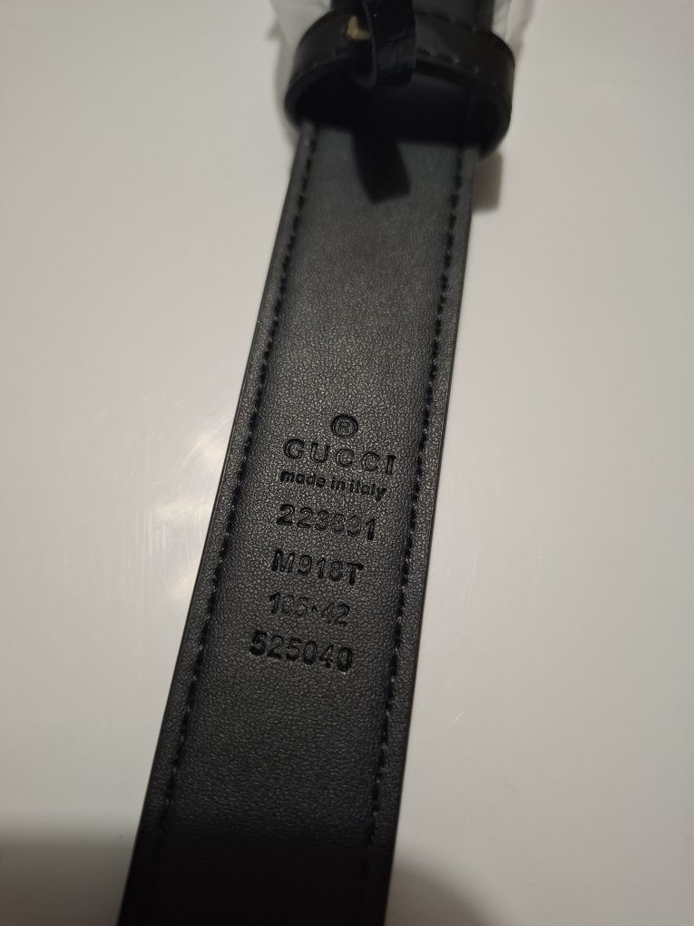 Gucci pasek prawdziwa skóra