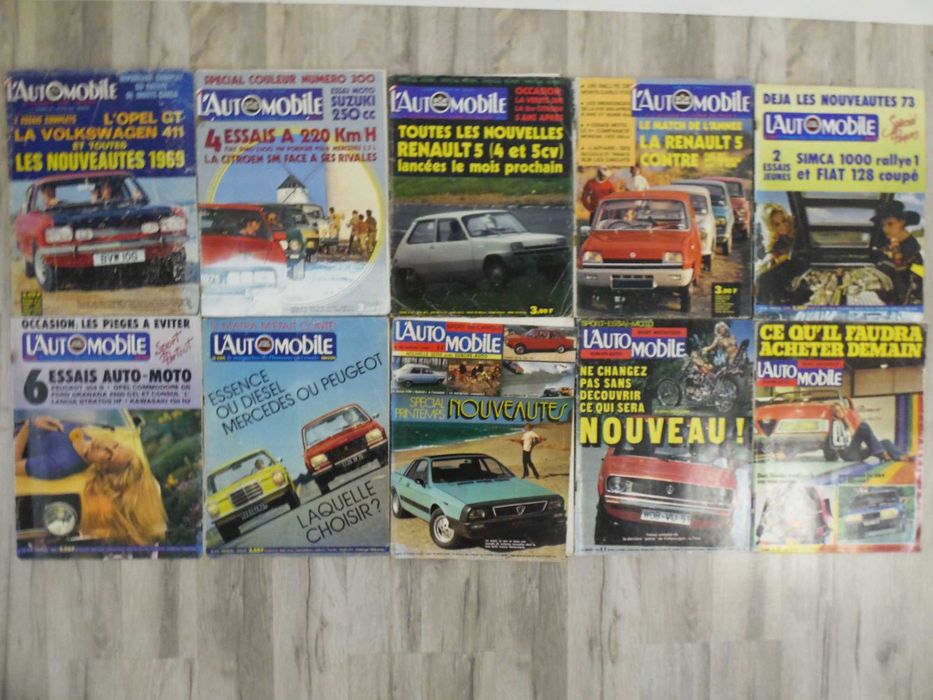 Revistas L'Automobile, 1969-75