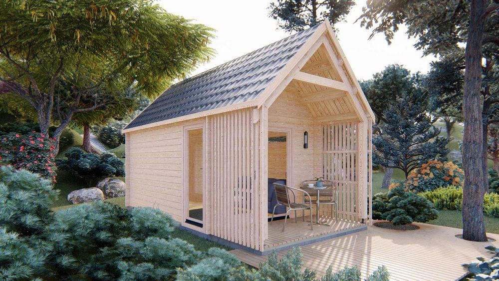 Drewniane Historie- Drewniany domek OSLO 3x6  PROMOCJA!!