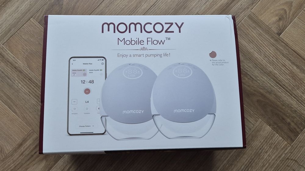 NOWY Laktator MOMCOZY M9 podwójny (czerwony) - cały zestaw