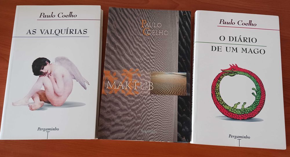 Conjunto de 3 livros de Paulo Coelho