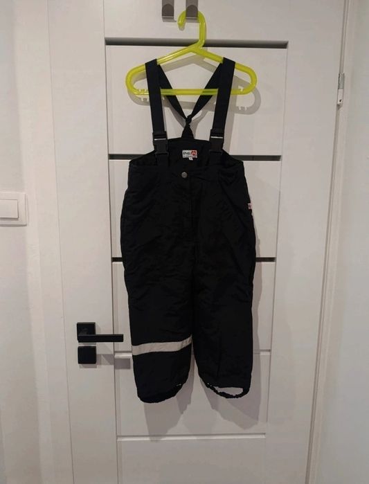 Spodnie zimowe śniegowce narciarskie na szelkach Lindex 98