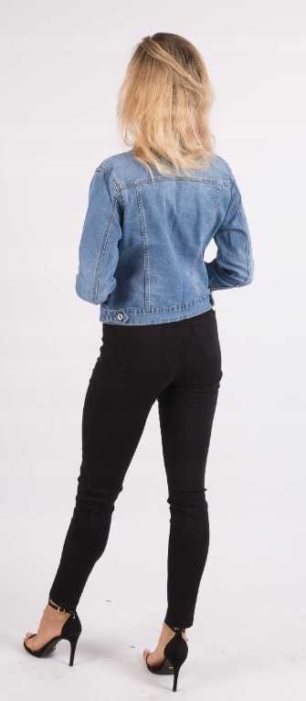 Kurtka Damska Jeans Navy Blue M 38