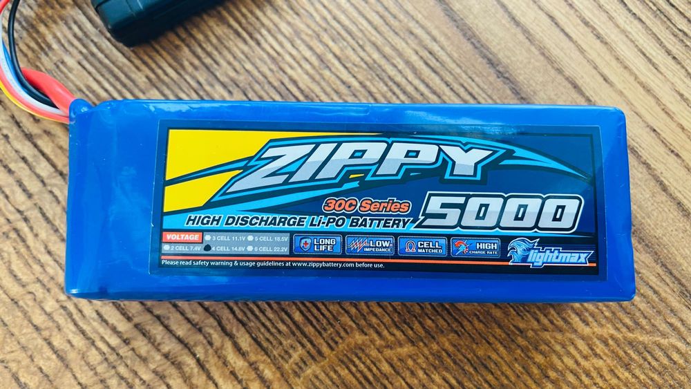 Akumulator Flightmax Zippy 5000mAh 4s 30c jak nowy użyty 5 razy 14,8v
