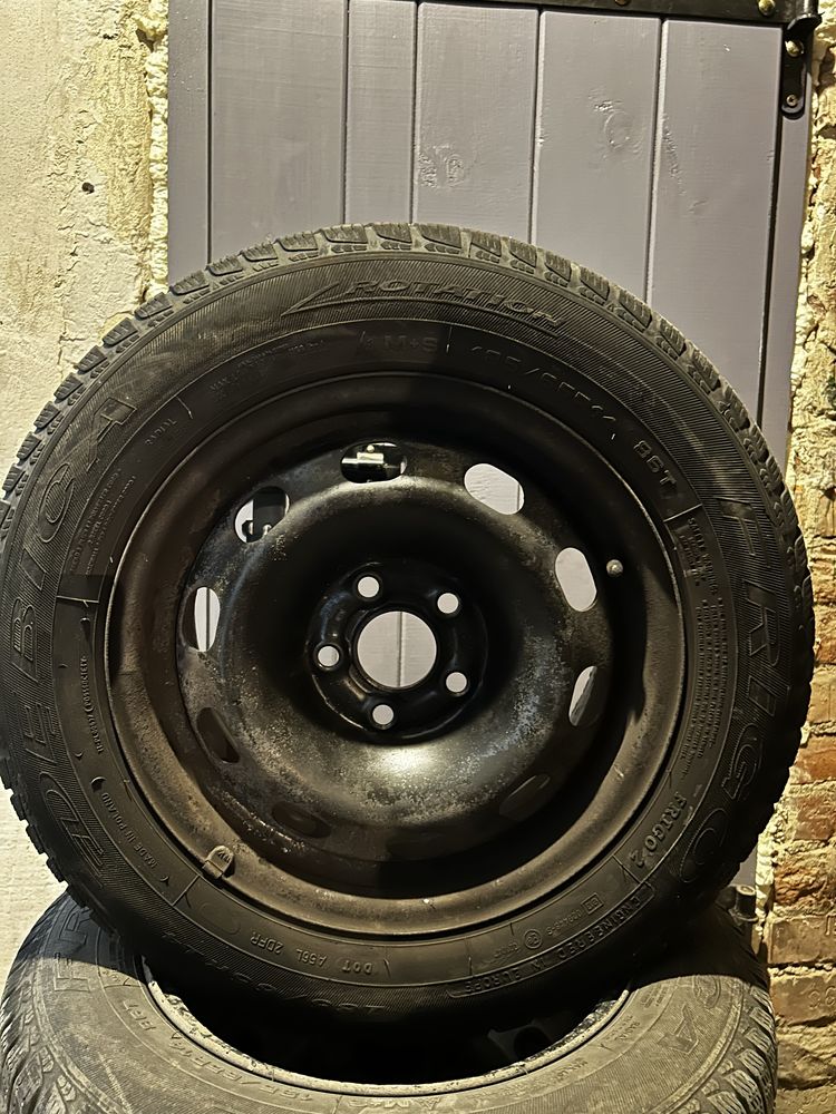 Felgi stalowe 5x100 r. 14 z oponami Debica Frigo