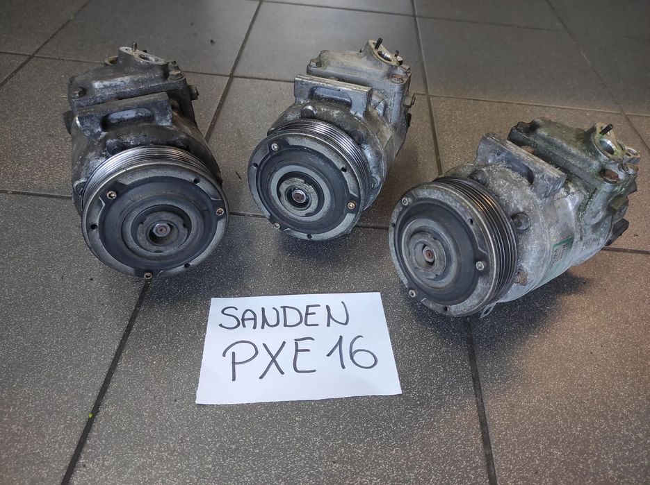 VW AUDI SEAT SKODA SPREŻARKA KOMPRESOR POMPA KLIMATYZACJI KLIMA SANDEN PXE 16 1K0820803G 1K0820803Q  WYSYŁKA !!!