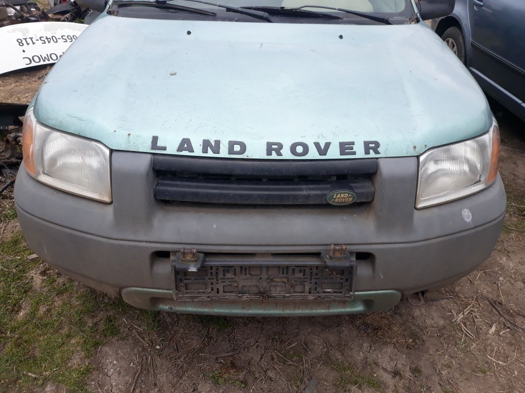 Kompletny przód land  rover freelander maska zderzak błotnik pas lampa