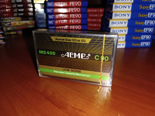 Аудіокасета ACME MS 400 C90 запакована, в наявності