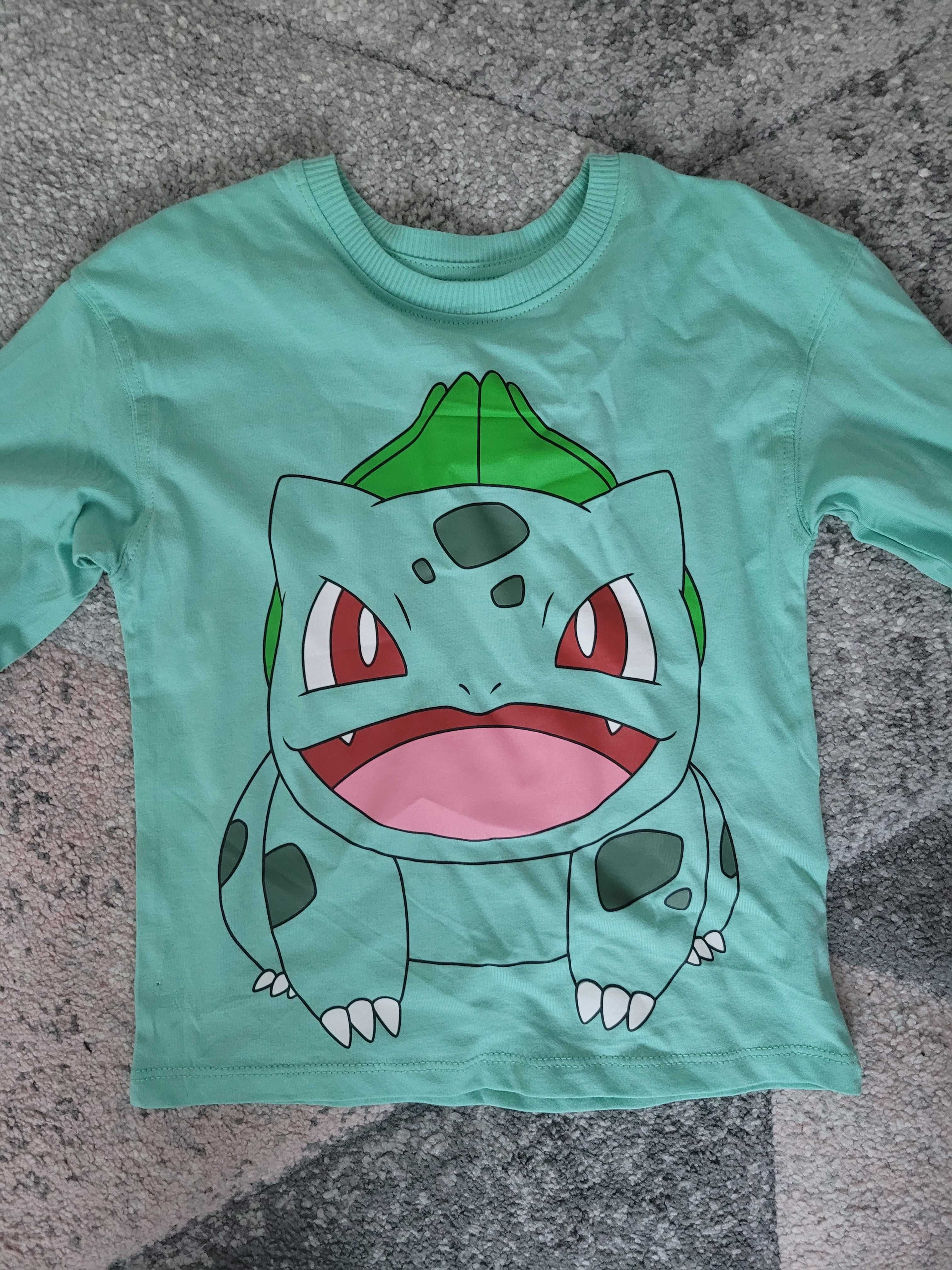 Bluzka z długim rękawem 4pack h&m pokemon pikachu 98/104