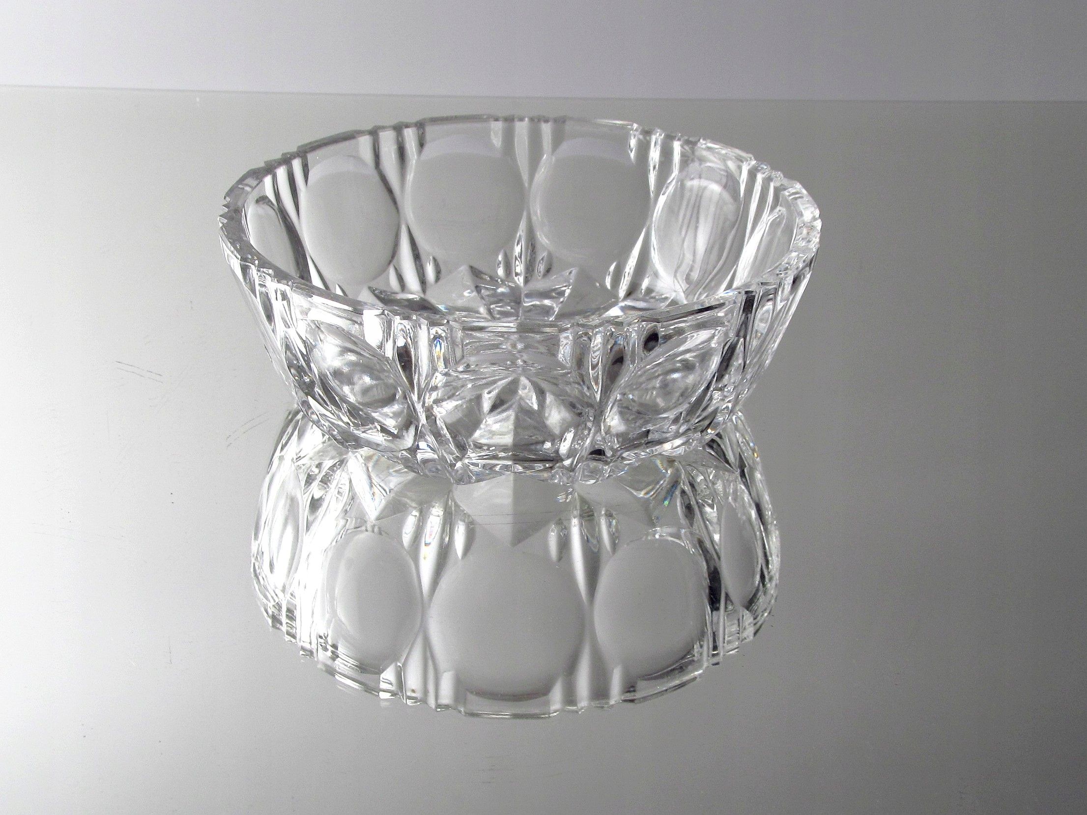 miseczka paterka ze szkła kryształowego