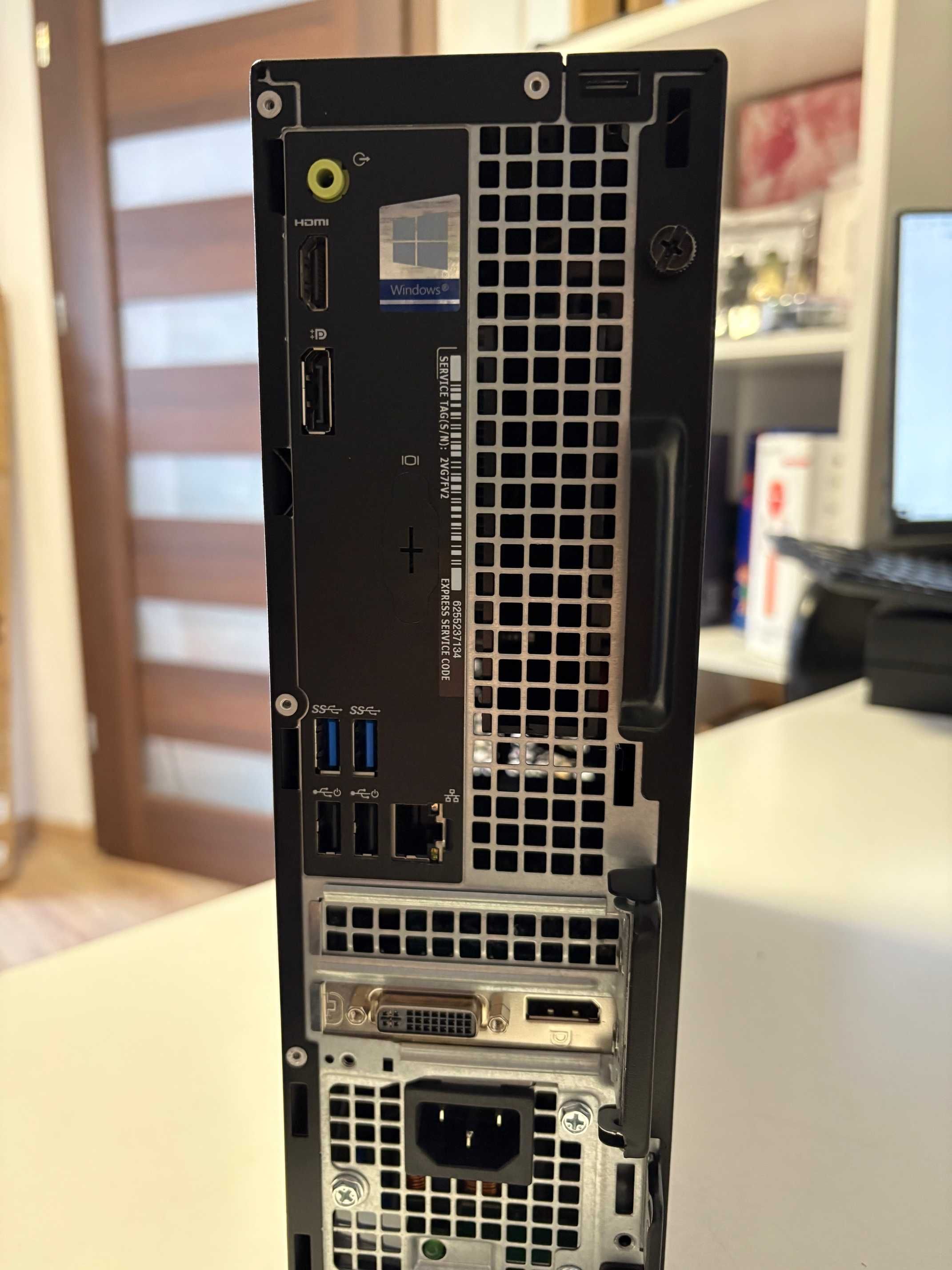 KOMPUTER PC Dell 3050 Intel i5-7500 8GB 256GB SSD HDMI DVI DVD W10