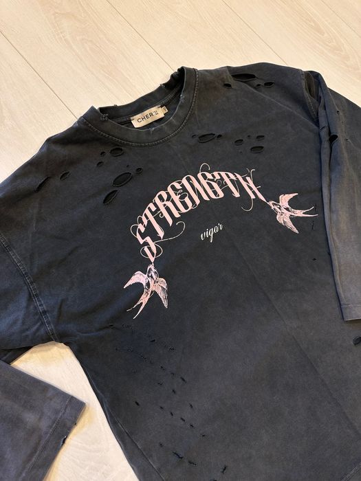 Лонгслів сірий cher17