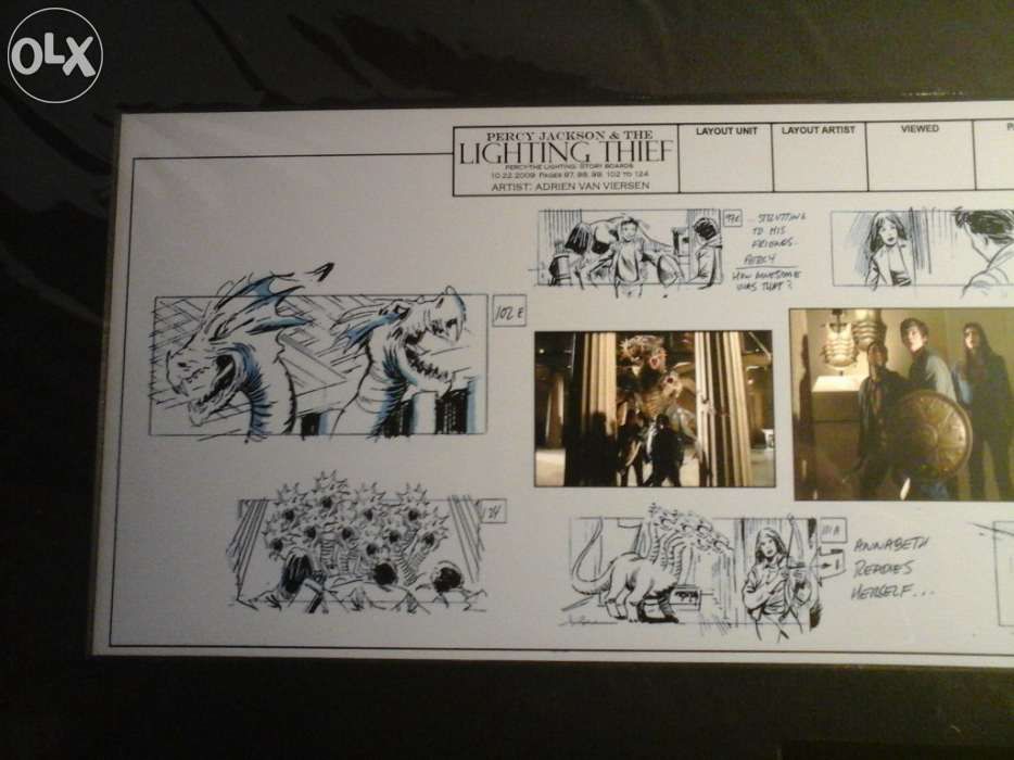 Storyboard Percy Jackson - Edição Limitada