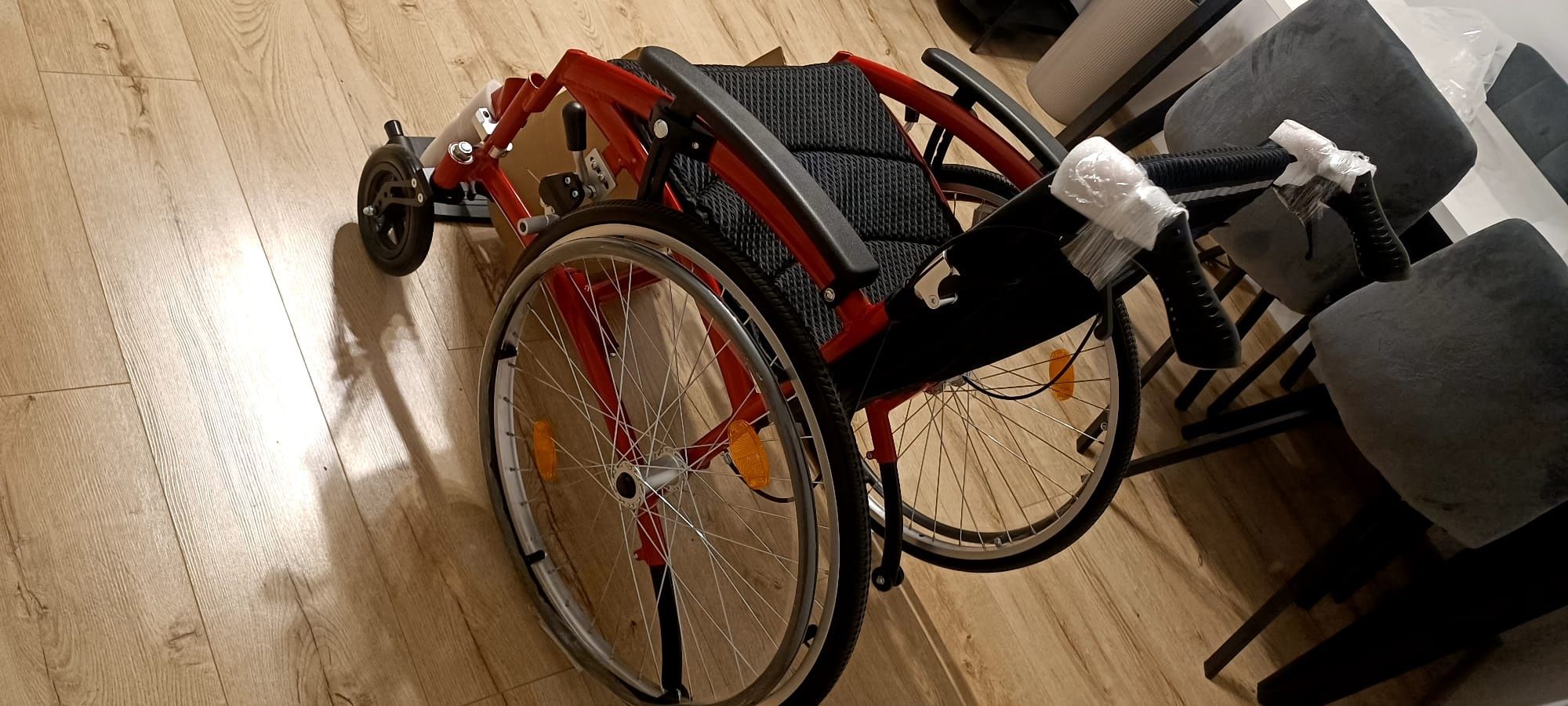NOWY Wózek inwalidzki aluminiowy EXCLUSIVE-TIM LIGHT Timago