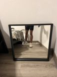 Espelho NISSEDAL IKEA, preto, 65x65 cm