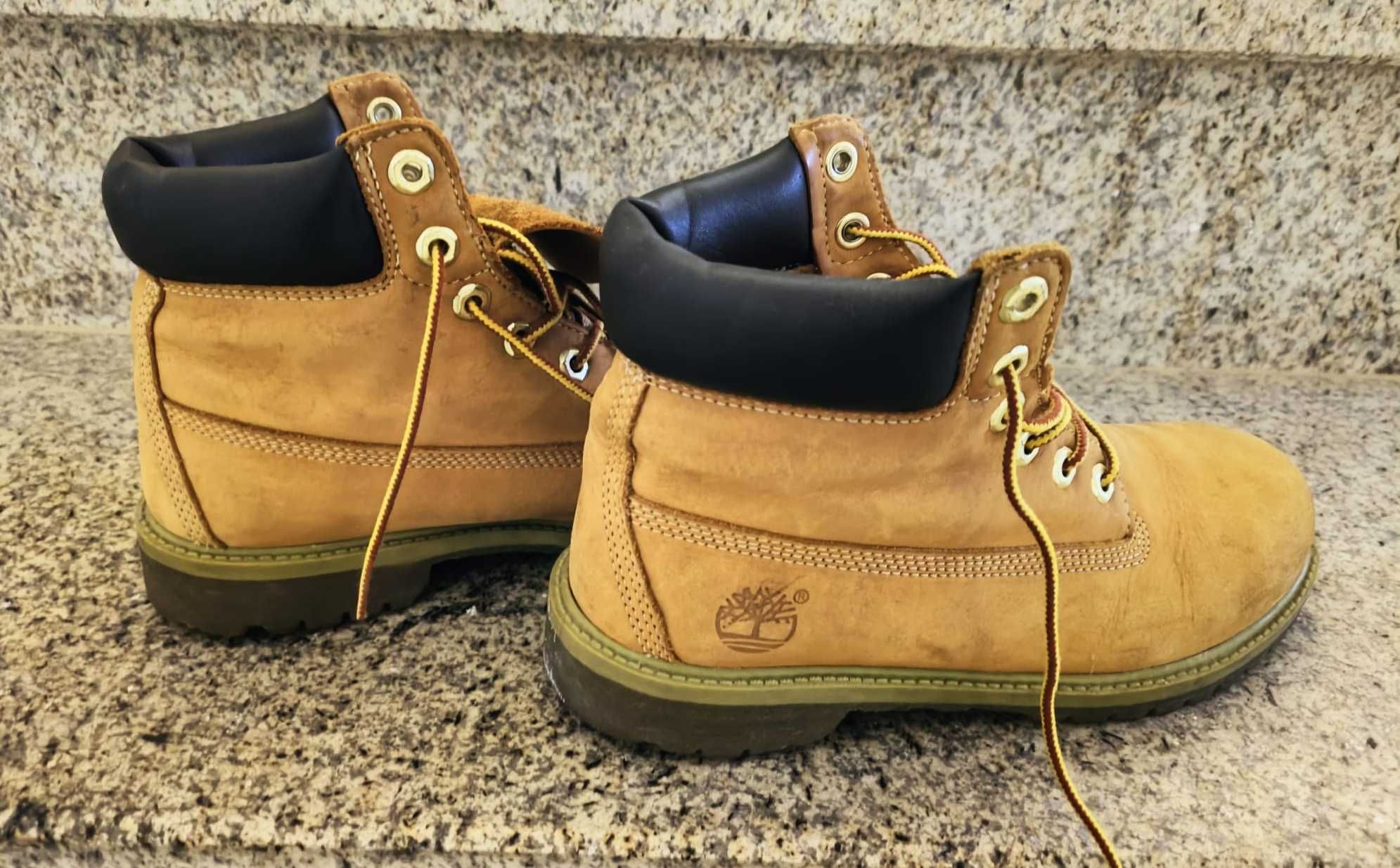 Botas amarelas Timberland