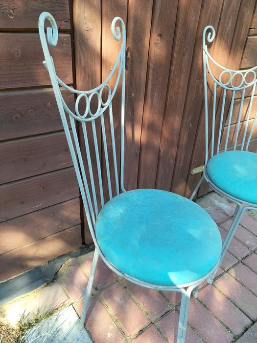 Krzesła ogrodowe vintage