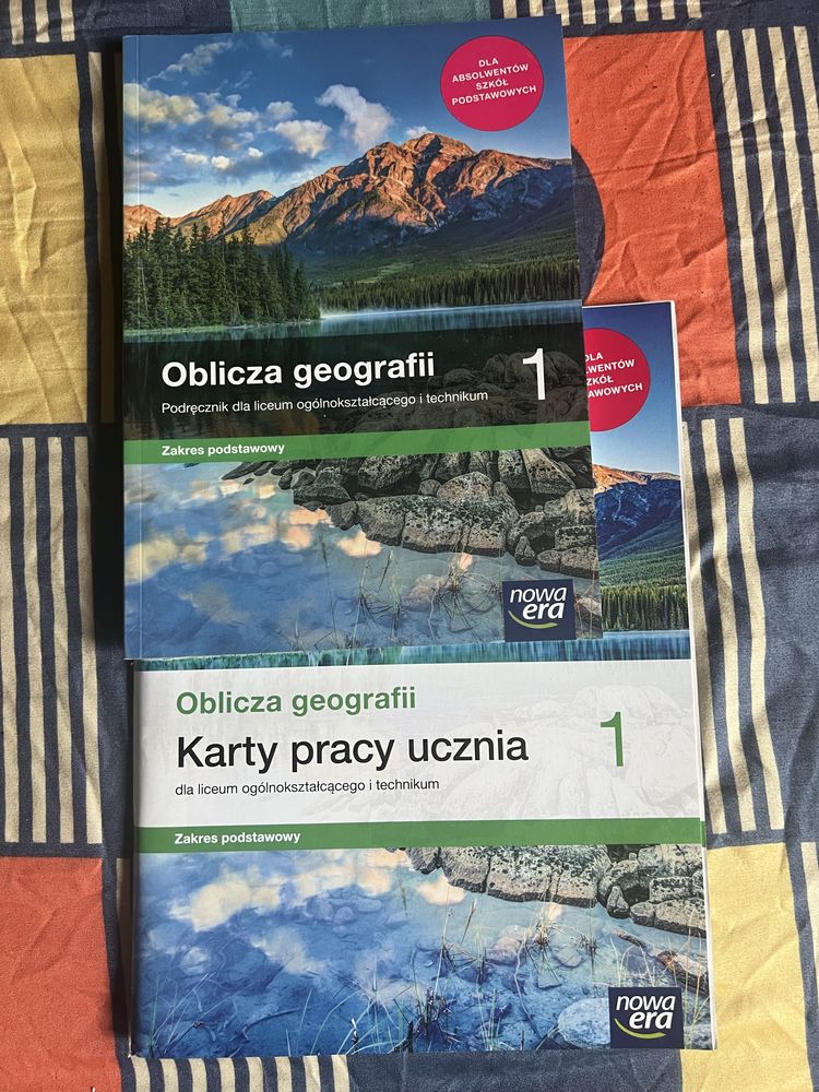 Podręcznik i ćwiczenia do geografi klasa 1
