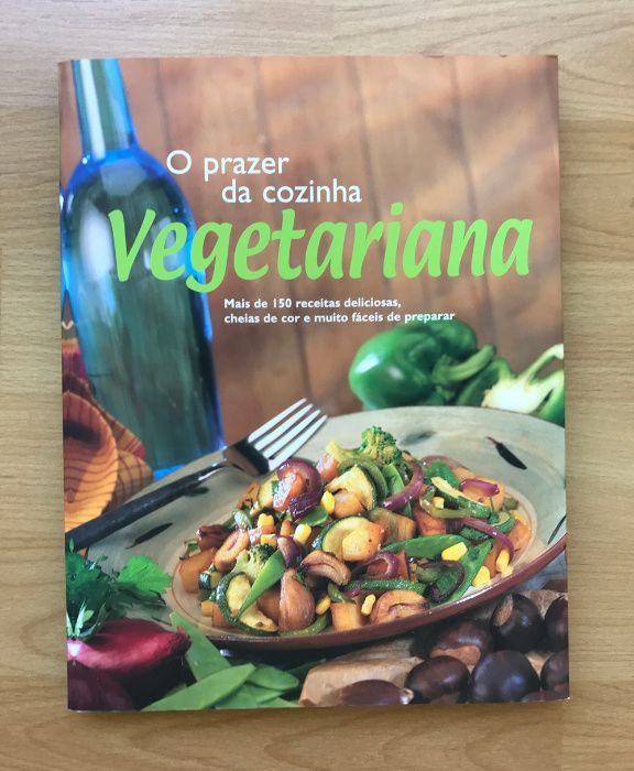 Revistas livros receitas culinárias cozinha vegetariana sumos naturais