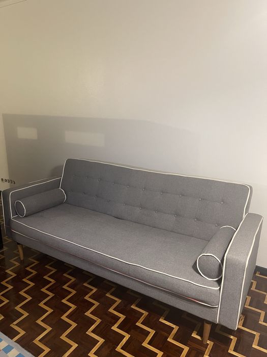 Sofá Cinzento - Cama